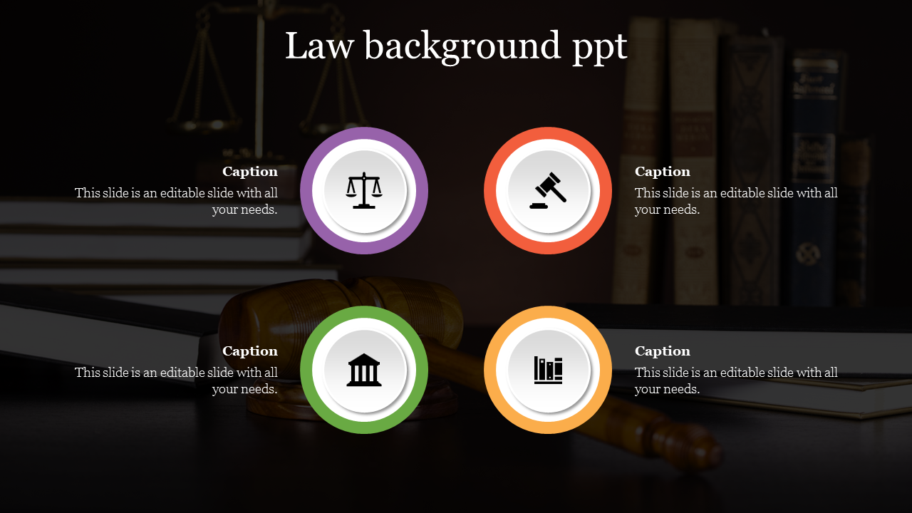 Editable Law Background PPT Presenation 